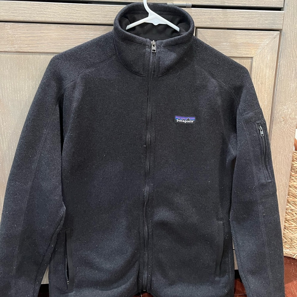 Patagonia black zip up